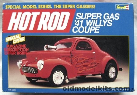 Revell 1/25 Super Gas '41 Willys Coupe (1941), 7125 plastic model kit